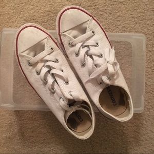Kids White Converse
